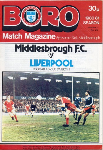 Match programme
